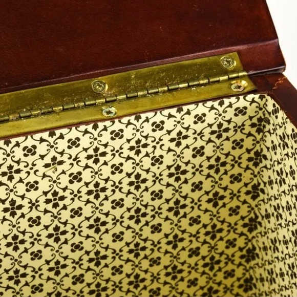 Rare 19C Italian Leather Tantalus Humidor - Picture 3 of 7